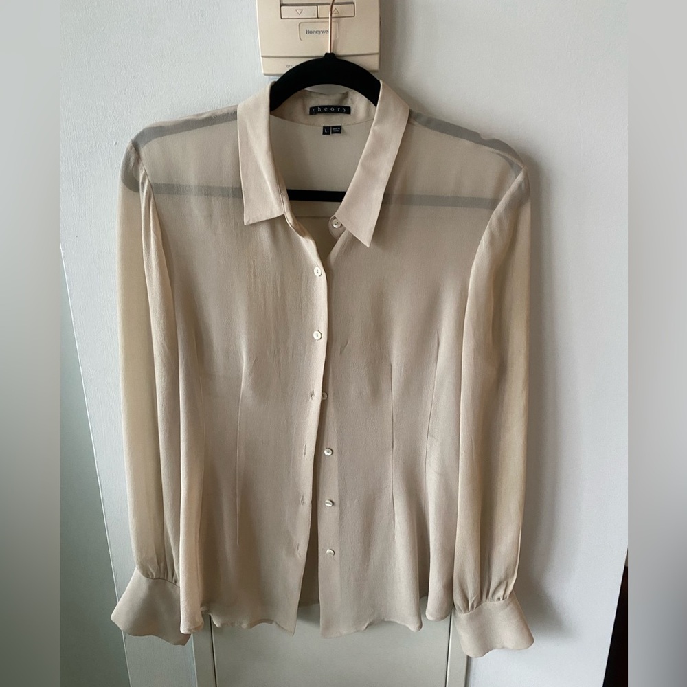 FINAL SALE - Theory silk blouse